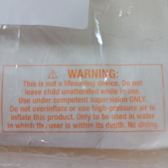 Sun Squad Inflatable Pool Lounge Float with Built In Pillow 5' 7 1/2" Aqua Blue - Picture 6 of 8